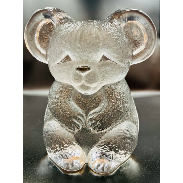 Glass 1970s Royal Krona Koala Bear Figure For Sale - Image 7 of 11