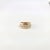 Contemporary Diamond Wedding Band with Satin Finish .50cttw 10k Yellow Gold, Size 8 For Sale - Image 3 of 4