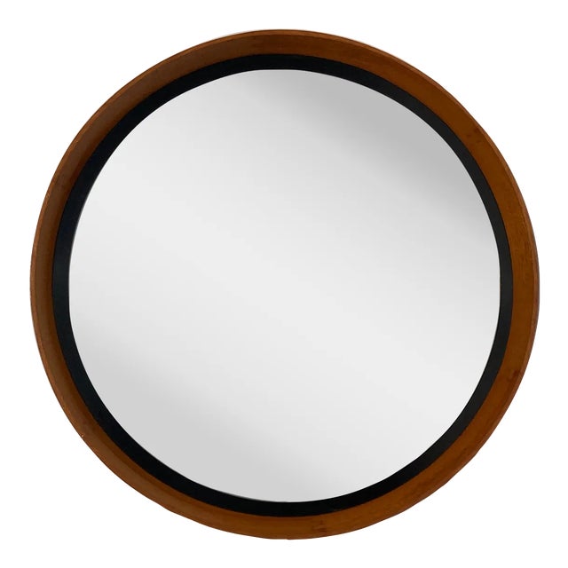 Scandinavian Teak Mirror by Uno & Östen Kristiansson for Luxus For Sale