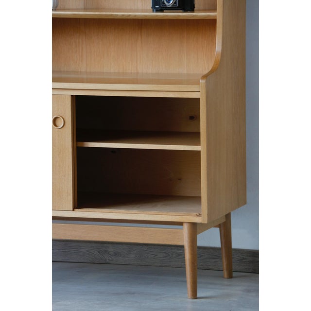 Vintage Scandinavian Oak Bookcase, 1960s For Sale - Image 6 of 18