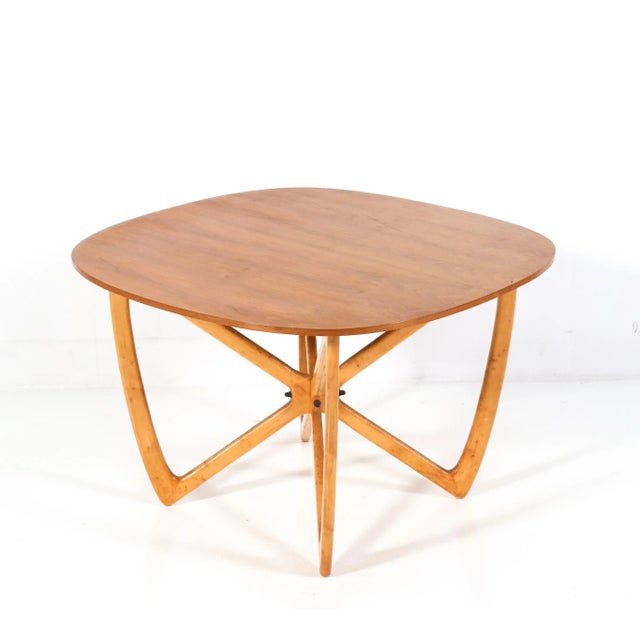 Mid-Century Modern Teak Coffee Table, 1958 For Sale - Image 9 of 9