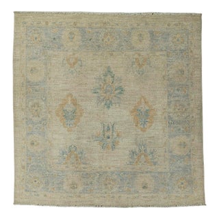 Oushak Square Rug 3'2" x 3'2" #21350 For Sale