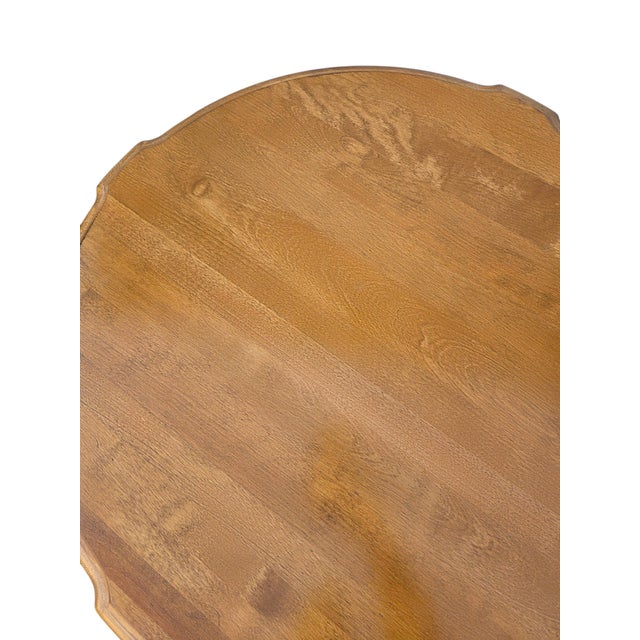 Vintage Ethan Allen French Country End Side Cookie Corner Table Distressed Finish 646 For Sale - Image 14 of 14