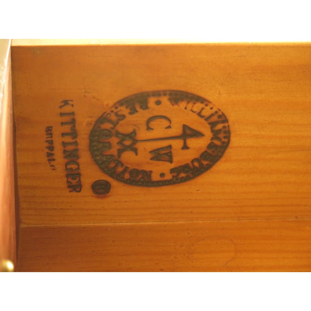 Kittinger Colonial Williamsburg CW-1 Mahogany Slant Front Desk For Sale - Image 10 of 11