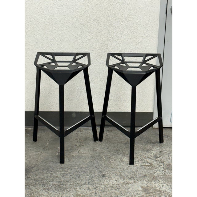 Design Plus Gallery presents a Pair of Stool_One Counter Stools by Konstantin Grcic in 2006 for Magis. Original and eye-...
