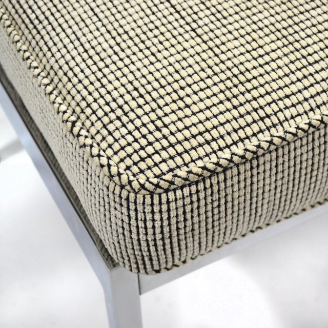 Metal Steelcase Bench in the manner of Florence Knoll For Sale - Image 7 of 8