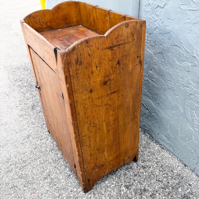 Late 19th Century Antique Rustic Storage Cabinet/Cupboard For Sale - Image 5 of 9