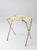 Shabby Chic Mid-Century Folding Tv Tray Table With Butterfly Motif For Sale - Image 3 of 18