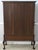Stickley Leaded Glass Cherry 2 Door Curio Bookcase Cabinet For Sale - Image 15 of 18