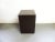 Mid Century Modern Vintage Cube Accent Table Dark Brown For Sale In New York - Image 6 of 6