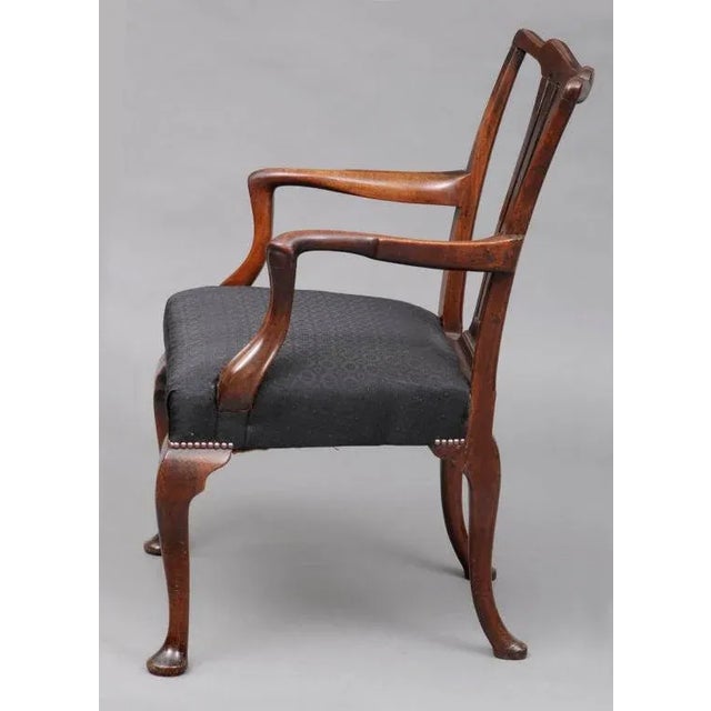 English English Period Chippendale Armchair For Sale - Image 3 of 8