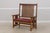 Mission Stickley Mission Oak Leather Spindle Settee For Sale - Image 3 of 18