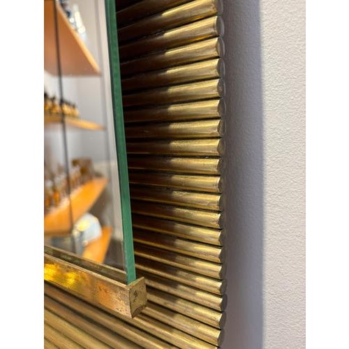 Ettore Sottsass Mirror attributed to Ettore Sottsass for Santambrogio e De Berti, 1950s For Sale - Image 4 of 7
