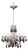 Murano Amethyst Glass Five-Branch Chandelier For Sale