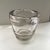 High quality, heavy blown art glass ice bucket. Sculptural base with molded loop handles inset near rim. Can be used as...