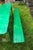 Green Green Painted Beer Garden Picnic Table and Benches - Set of 3 For Sale - Image 8 of 13