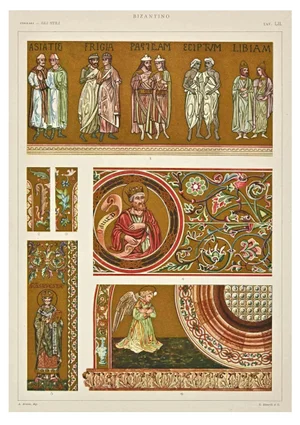 A. Alessio, Byzantine Decorative Style, Chromolithograph