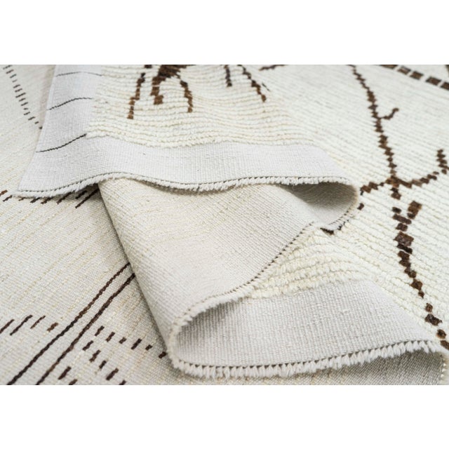 Turkish Tulu Handmade Rug 9' x 13'3" #20342 For Sale In Houston - Image 6 of 8