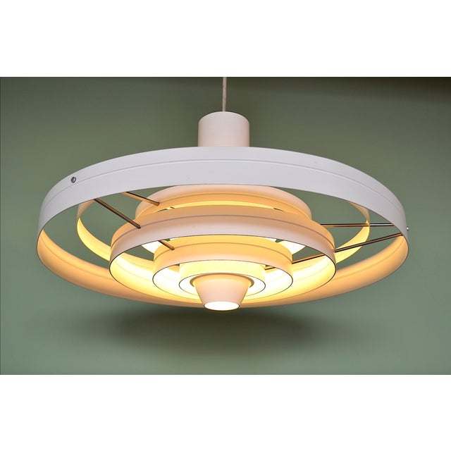 Bauhaus Danish Fibonacci Pendant Lamp by Sophus Frandsen for Fog & Mørup, 1960s For Sale - Image 3 of 9