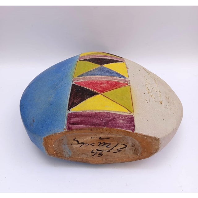Large Vintage Gli Etruschi Ceramic Vase by Ivo De Santis, 1960s For Sale - Image 9 of 11