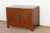 Mid-Century Walnut Brown Low Cabinet For Sale - Image 4 of 10
