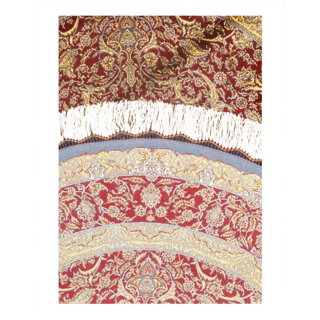 Traditional Pasargad DC Exquisite Design Paris Palace Fine Power Loom v. Silk Rug For Sale - Image 3 of 3