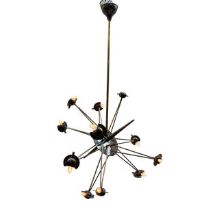 Brass Sputnik Lamp, 1950s For Sale