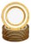 Ovington Bros. Gilt Encrusted Porcelain Plates, 12 For Sale