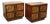 Brutalist Mid-Century Nightstands From Lane Furniture's "Pueblo" Series, Attributed For Sale