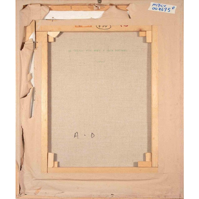 Alberto Gallerati, An Unloved and Very Unlucky Mayor, Oil Painting, 1980s For Sale - Image 3 of 7