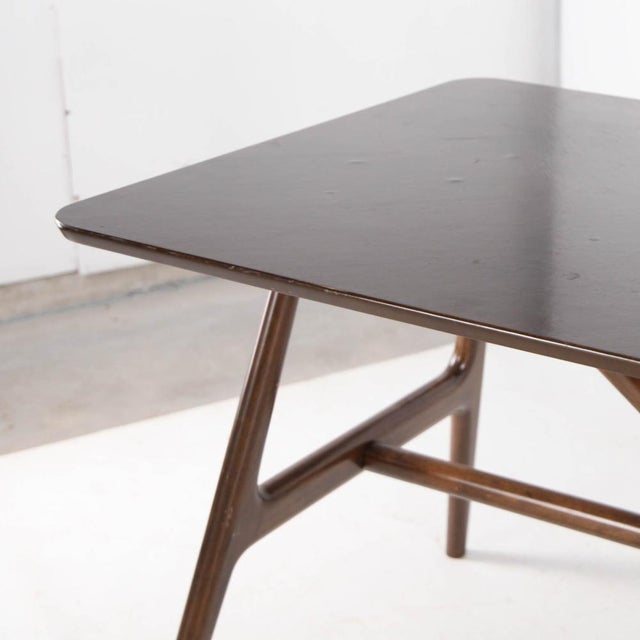 Wood Vintage Japanese Dining Table, 1970s For Sale - Image 7 of 9