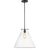 Thomas O'Brien By Visual Comfort Studio Kate 1-Light Cone Pendant in Midnight Black For Sale