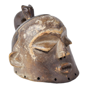 Early 20th Century Pende Mini Helmet Mask