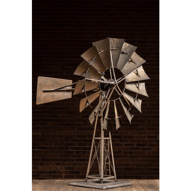 Industrial Early "Samson" Wind Mill Salesman Sample by Stover For Sale - Image 3 of 16