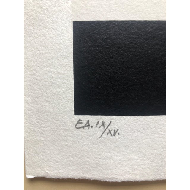 Pop Art Jozsef Jakovits, Surrealist Abstract Hebrew Aleph Pop Art Silkscreen Judaica Jewish Serigraph, 1988 For Sale - Image 3 of 5