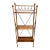 Early 20th Century Victorian English Burnt Bamboo Bookshelf For Sale