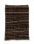 Striped Vintage Goat Hair Kilim Rug- 7′ × 10′ For Sale