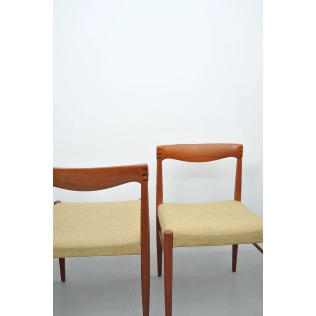 Vintage Danish Dining Chairs in Teak by H.W. Klein for Bramin, Set of 4 For Sale - Image 4 of 10