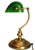 Victorian Student Desk Lamp with Racing Green Glass Shade and Switch For Sale - Image 4 of 14