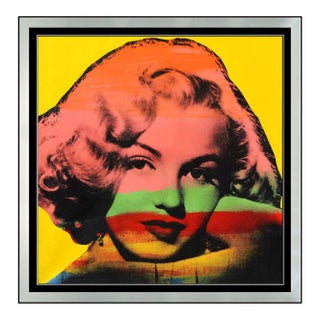 Late 20th Century Glamorous Marilyn Monroe, Steve Kaufman For Sale