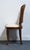 Wood High End Vintage Country French Provincial Solid Cherry Cane Back Dining Side Chair For Sale - Image 7 of 9