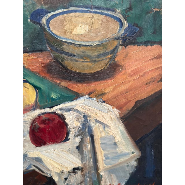 Albert Gammelgaard, Still Life, 1931, Oil on Canvas, Framed For Sale - Image 15 of 18
