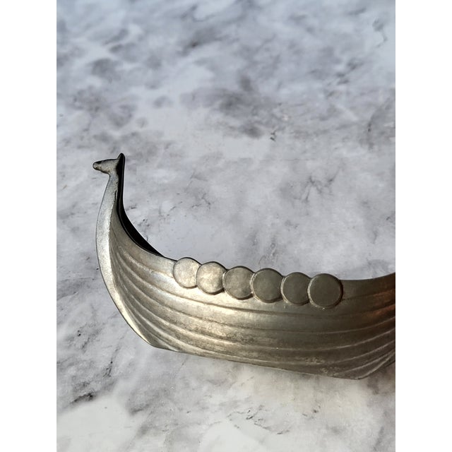Gothic Vintage Just Anderson Viking Ship Salt Cellar For Sale - Image 3 of 10