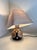 Vintage Ceramic Table Lamp with Circular Decoration and Swivel Lampshade, Germany, 1960s For Sale - Image 12 of 18