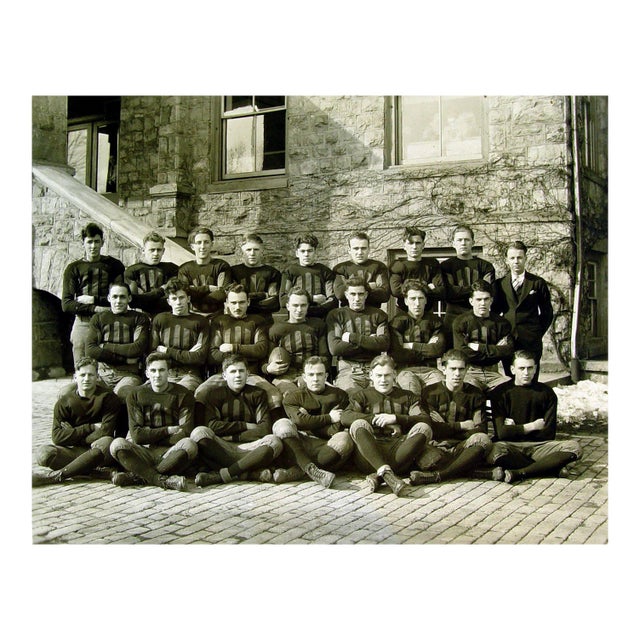 Early 20th Century Pennsylvania Football Team Photograph For Sale