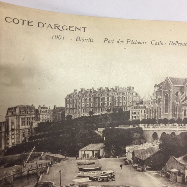 Shabby Chic Antique Cote d'Argent Panoramic Photo For Sale - Image 3 of 6