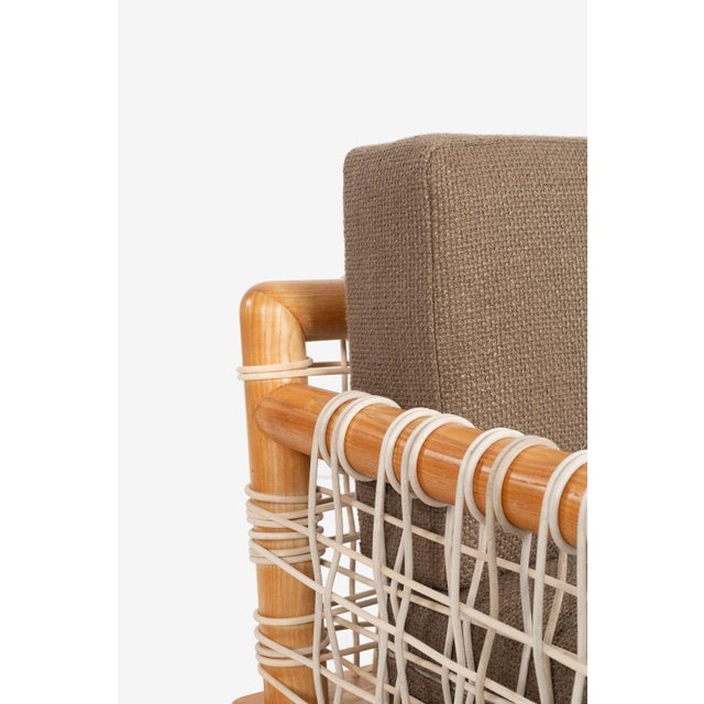 Karl Springer for Karl Springer, LTD Dowelwood Sofa1980c. For Sale - Image 13 of 18