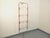 Bauhaus-Style Modular Bookcase in Red Metal, Chrome and Glass, 1970s For Sale - Image 12 of 18