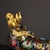 Bronze Late 19th Century Cloisonné Enamel Ox Statue, Gilt Bronze Figure, 2.83kg For Sale - Image 8 of 9