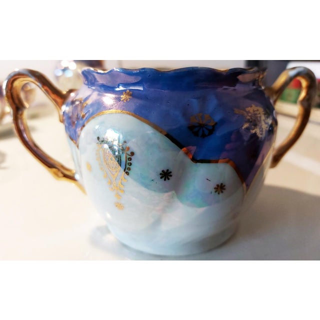 Ceramic Vintage Silesian Coffee Set, 1920, Set of 14 For Sale - Image 7 of 14